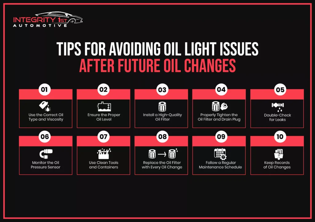 oil level low after oil change