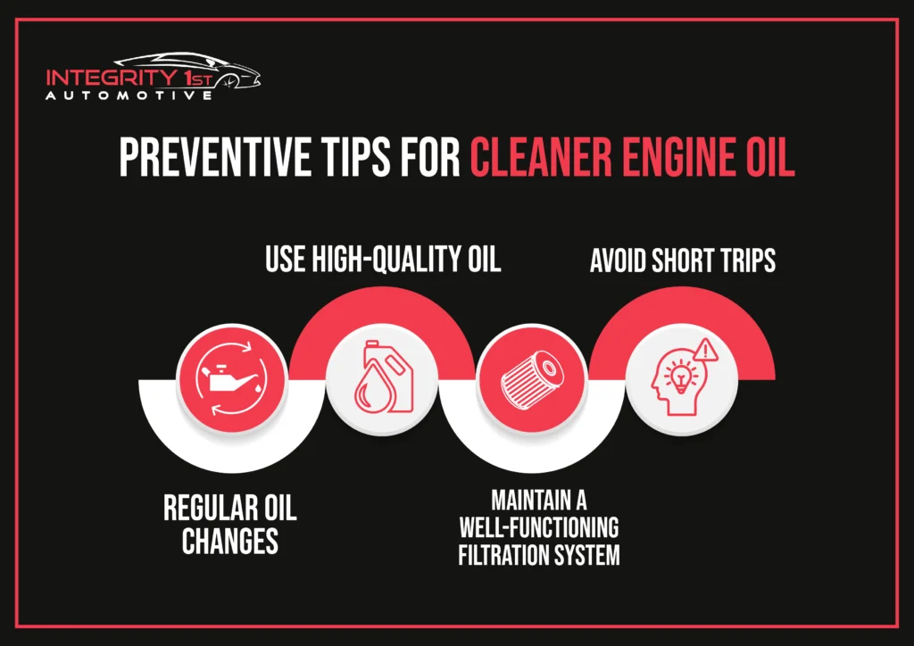 preventive tips  for cleaner engine oil