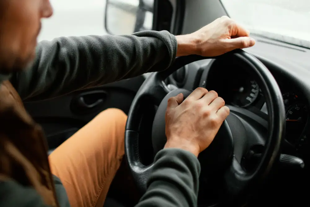 Pulling Steering Wheel